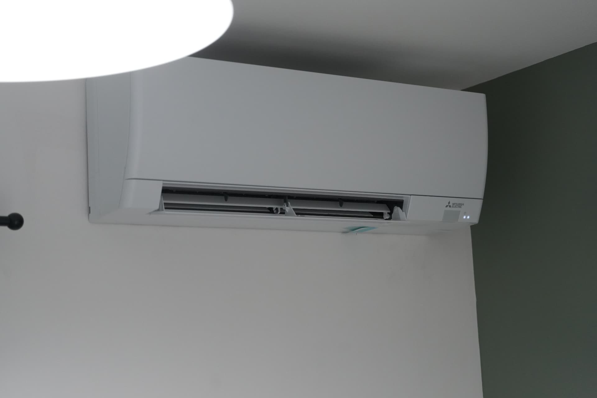 Mitsubishi Electric indoor unit above a doorway at Youth Talk