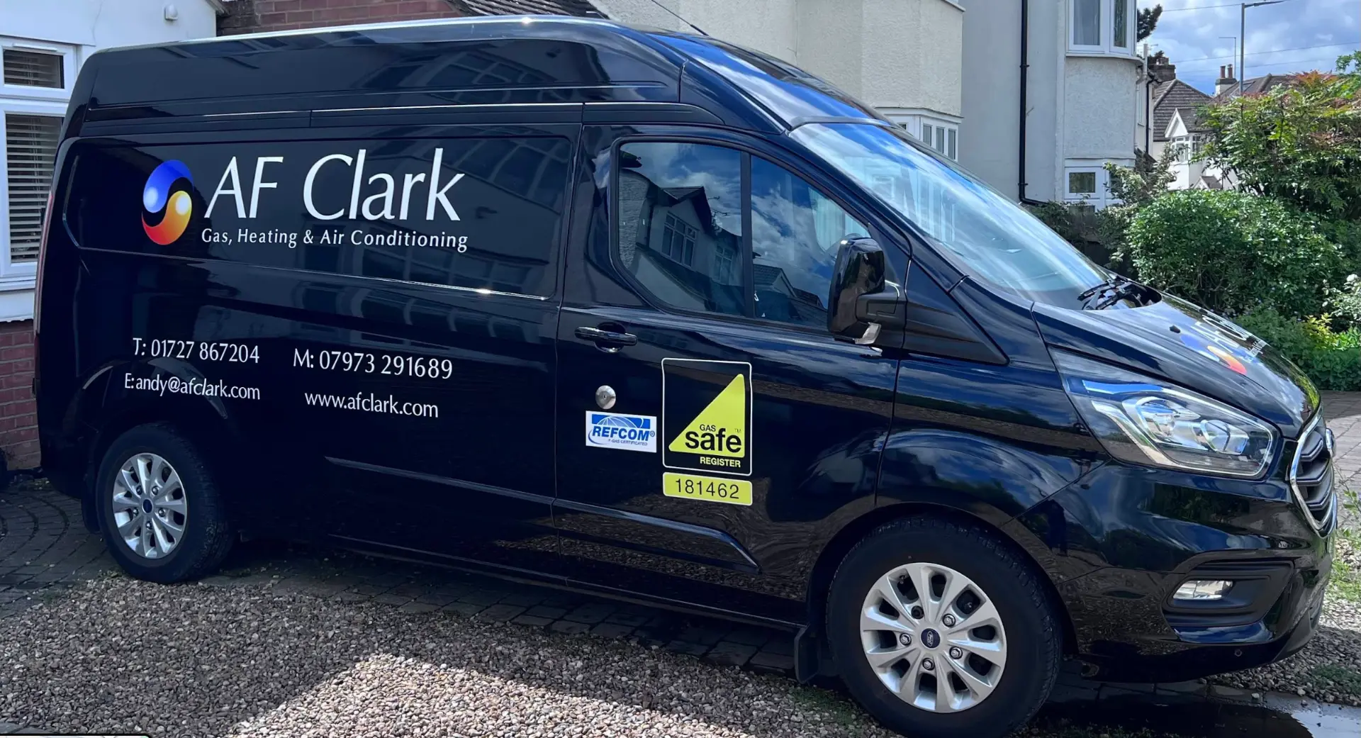 AF Clark Ltd branded van